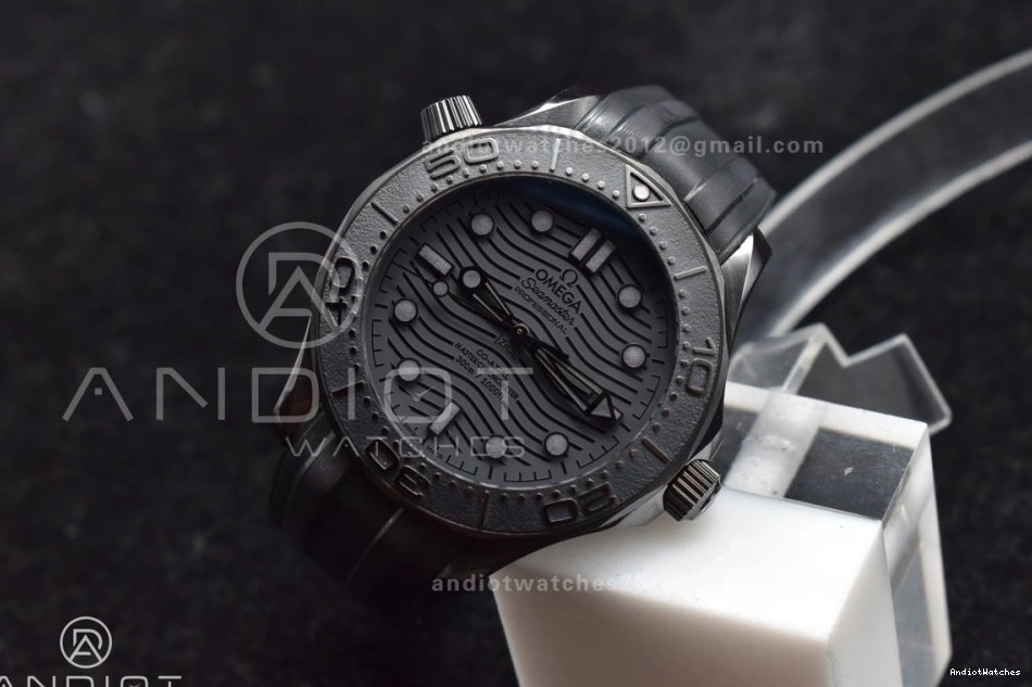 Best Durable Strap 1:1 1066 on 300m Seamaster Black A Dial Black VSF Edition 43.5mm Black Rubber Ceramic 0423